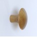 Knob style J 44mm oak lacquered wooden knob